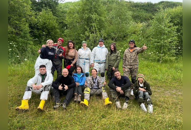 Сделали видео с похода по Гурьевским каменоломням